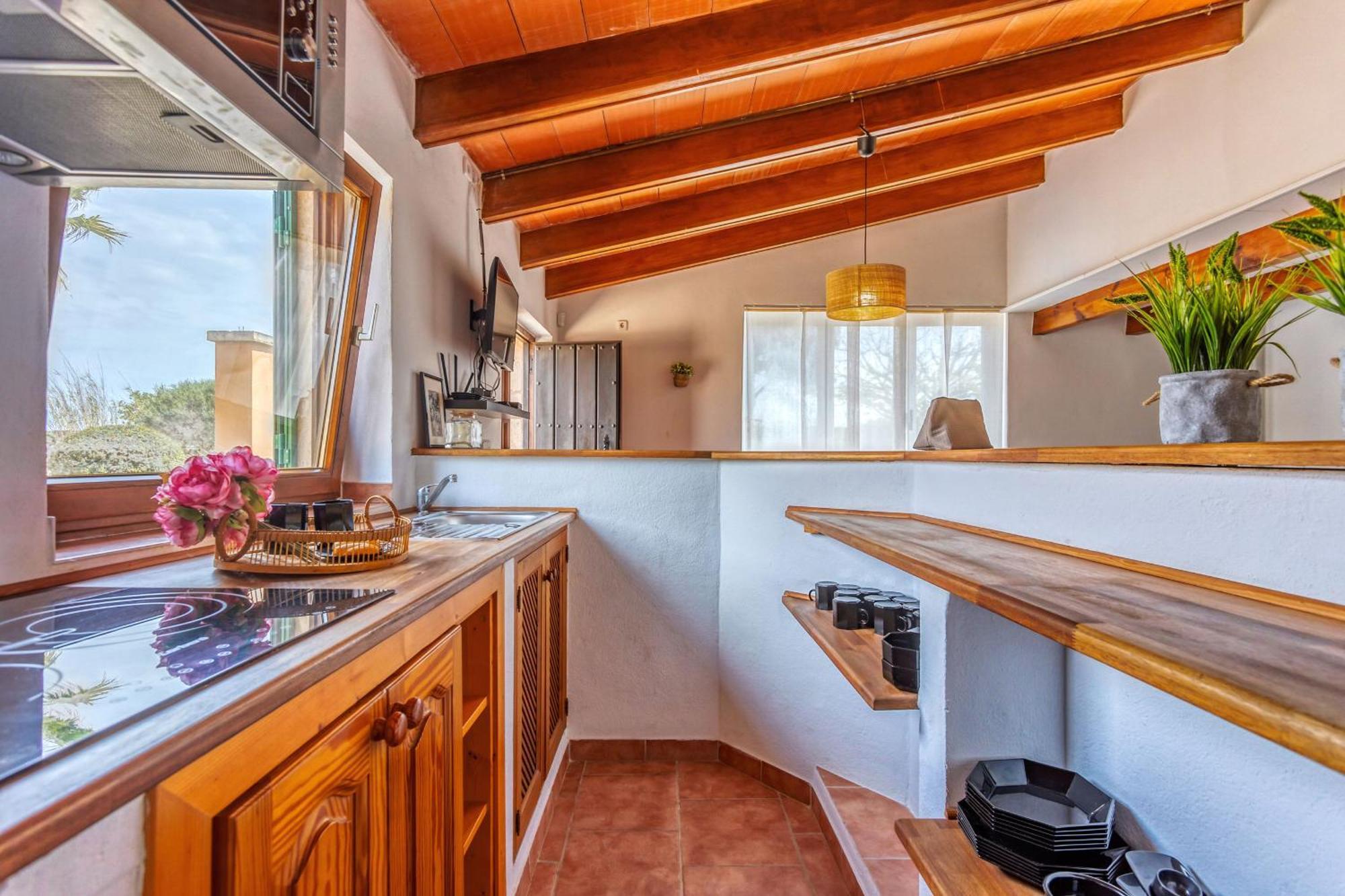 Can Talaia mit Pool und Wifi Cala Figuera  Exterior foto