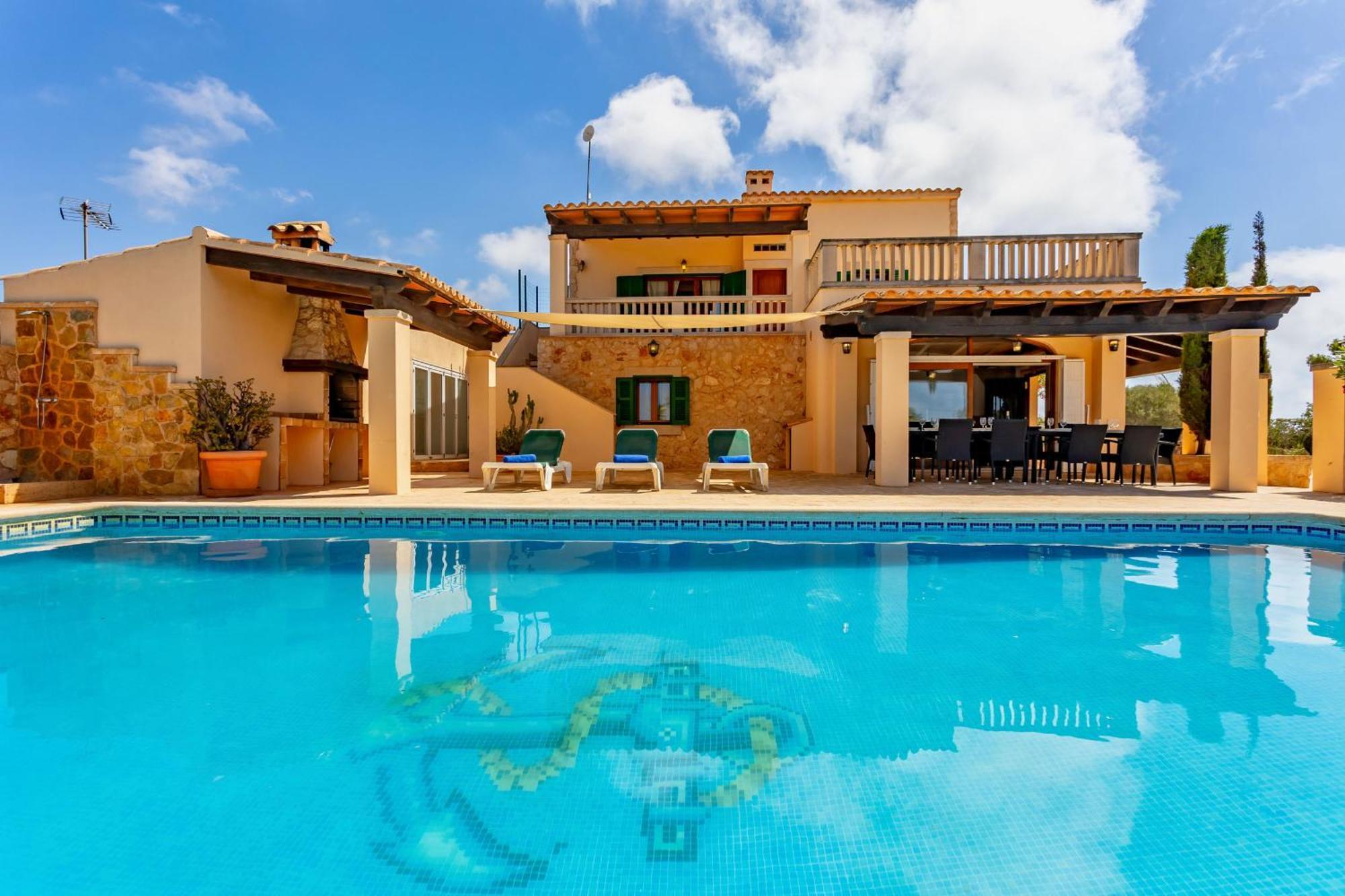 Can Talaia mit Pool und Wifi Cala Figuera  Exterior foto